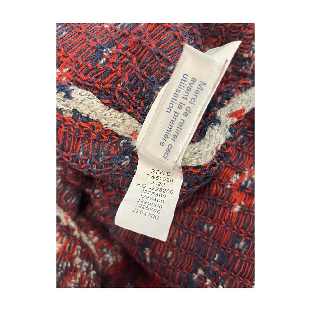 Lucky Brand Cardigan Womens XS Small Gray Orange Southwestern Kimono Boho Cozy - Picture 6 of 10